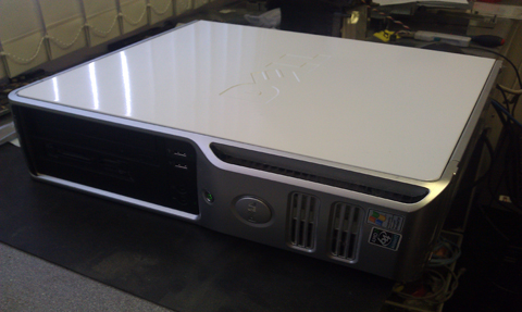 dell small form factor computer pc about to be repaired by an expert computer repair engineer and computer support technician at p c repair masters in stevenage north herts near hitchin letchworth welwyn garden city